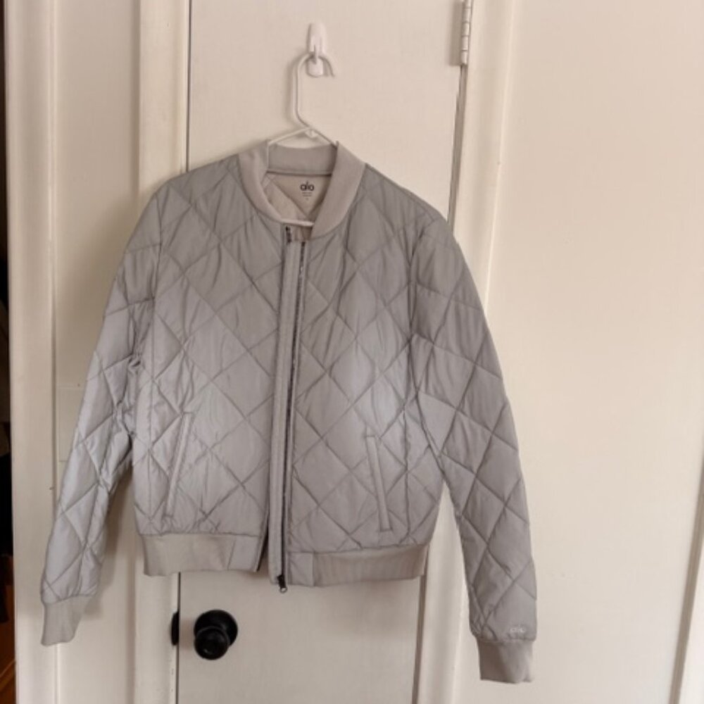 Alo Yoga Reflective Idol Bomber Jacket Large